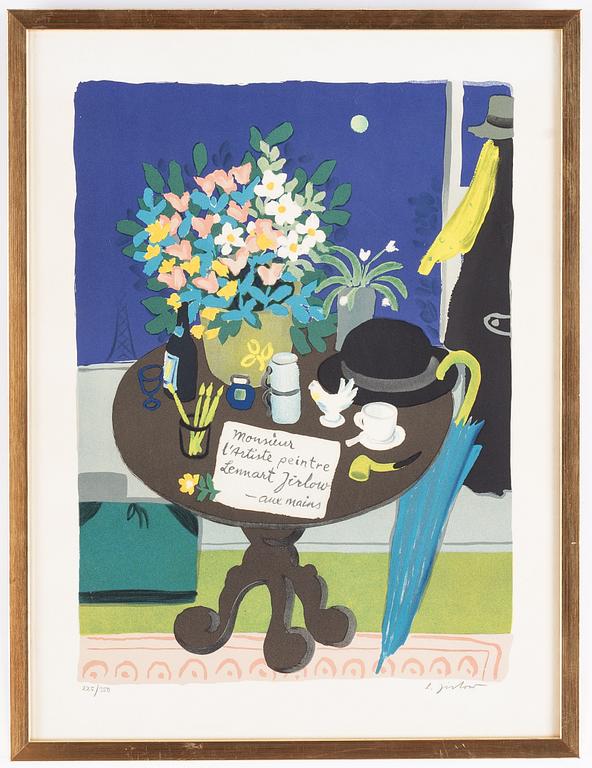 Lennart Jirlow, lithograph in colours, 1967, signed 225/350.