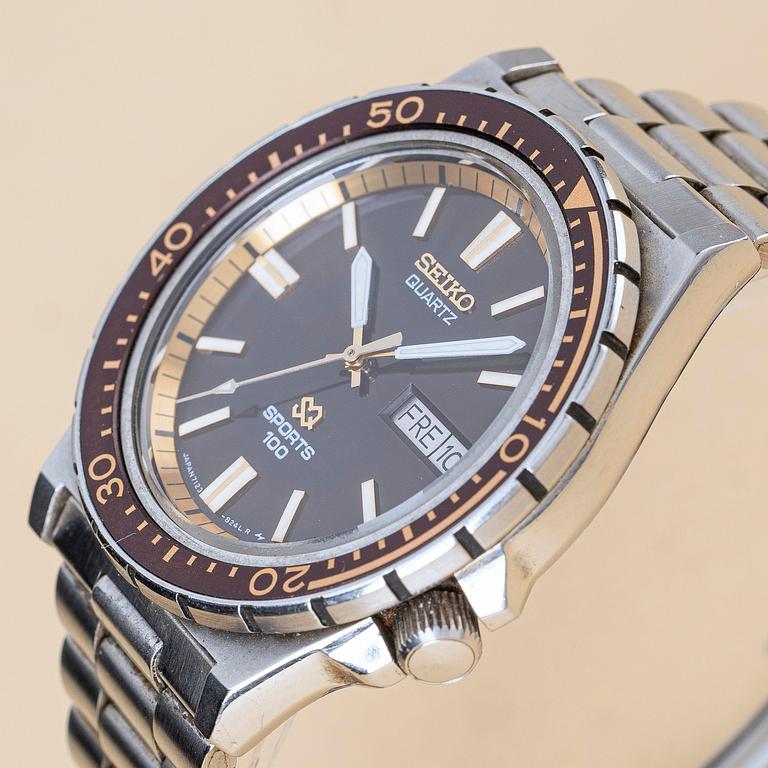 Seiko, Sports 100, "Viggen", “Swedish Armed Forces”, ca 1979.