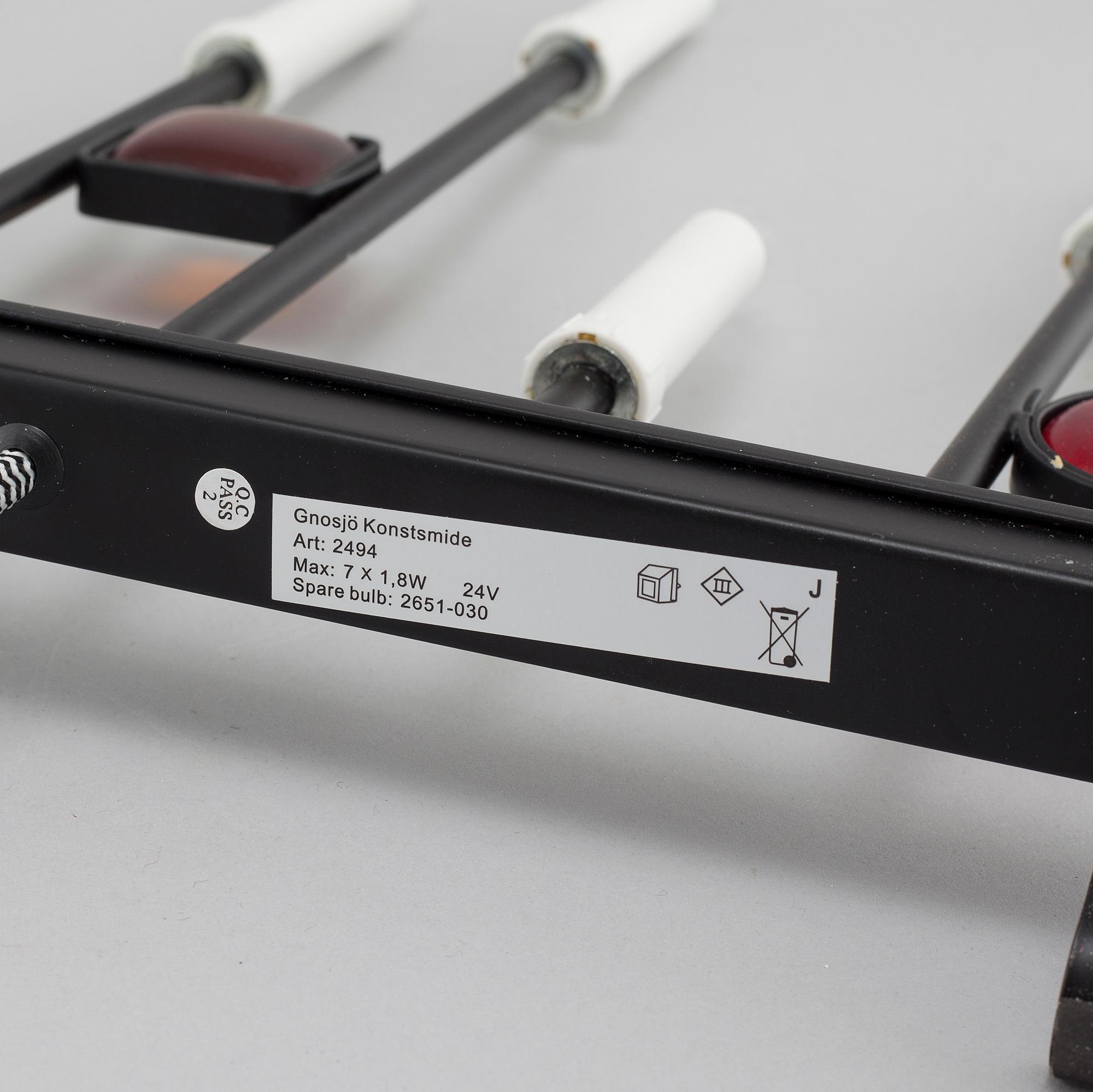 A "Fantasy" advent candelabra by Gnosjö Konstsmide during the second part of the 21th century.