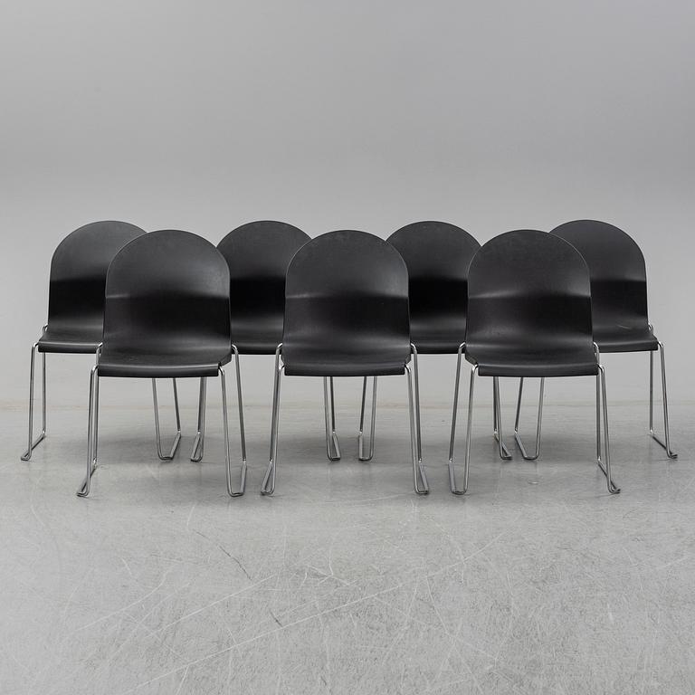 RICHARD SAPPER, a set of 7 'Aida' chairs, for Magis.