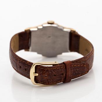 Bulova, ‘Winston’, wristwatch, 25 x 29 mm, gold-plated, manual, late 1930s.