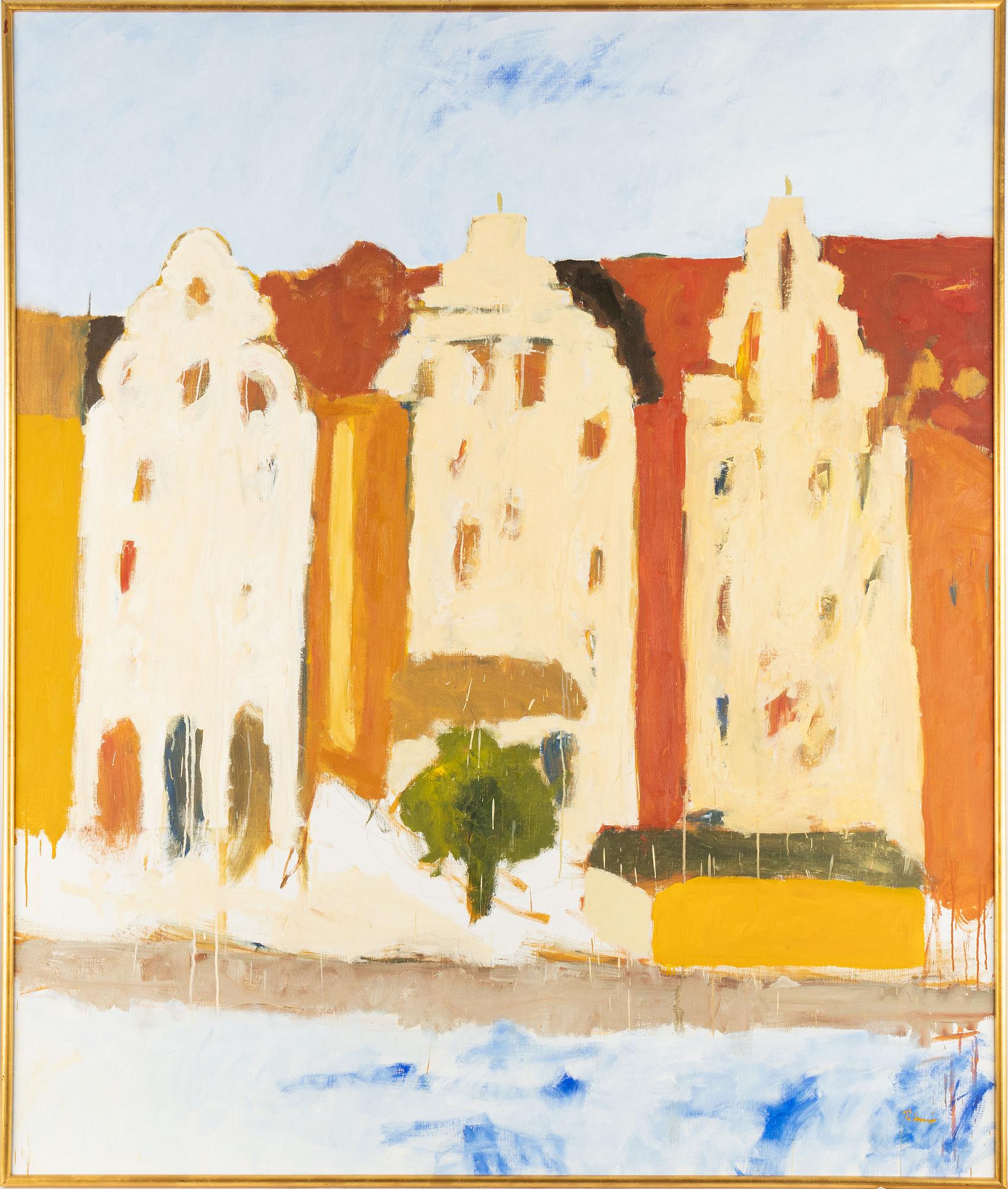 Anders Palmér, olja på duk, signerad.