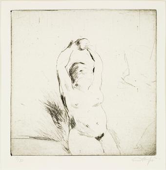 472. Evert Lundquist, Girl with ball.