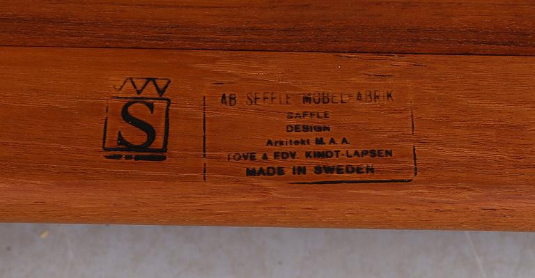 SOFFBORD, Tove & Edvard Kindt-Larsen, Seffle, 1900-talets andra hälft.