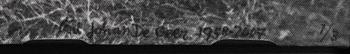 Carl Johan De Geer, fotosublimering på duk, signerad och daterad 1958-2007. Numrerad 1/3.