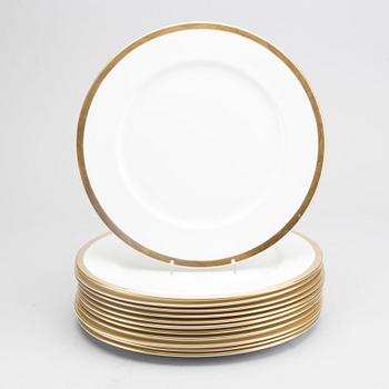 KARIN BJÖRQUIST, a set 12 porcelain "Nobel" plates.