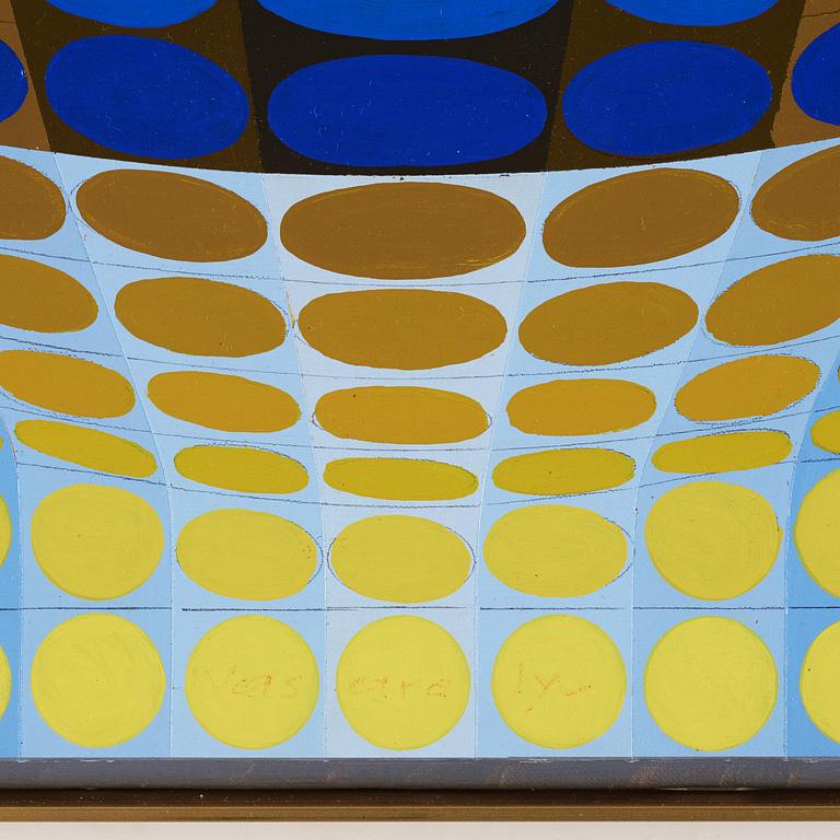 Victor Vasarely, "VEGA-JAUNE".