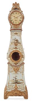 1655A. A Swedish Rococo 18th century longcase clock by N Berg, master 1751.