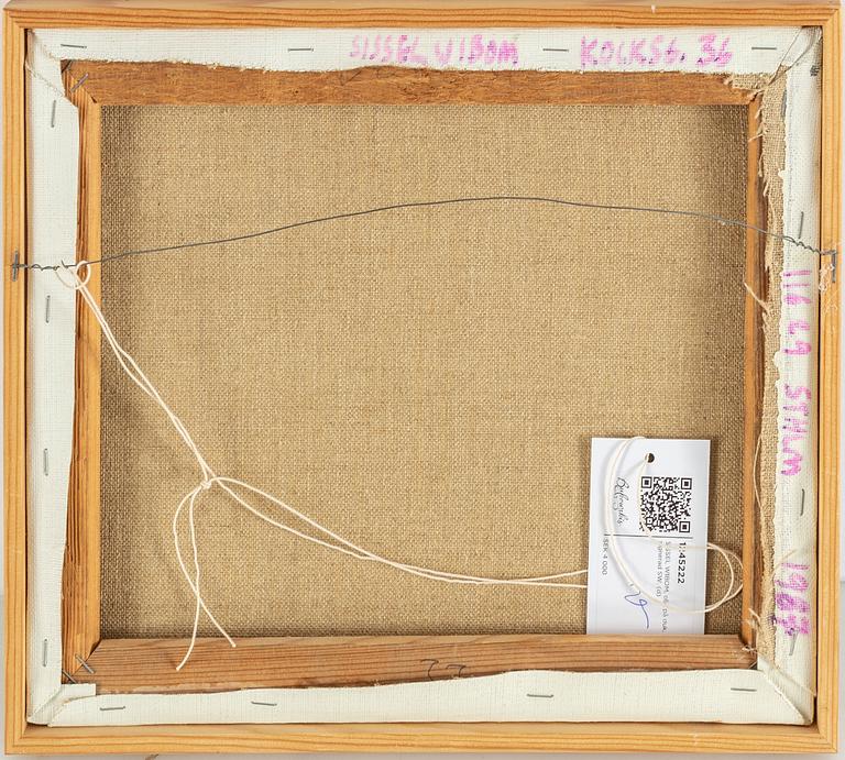 SISSEL WIBOM, oil on canvas, signed SW.