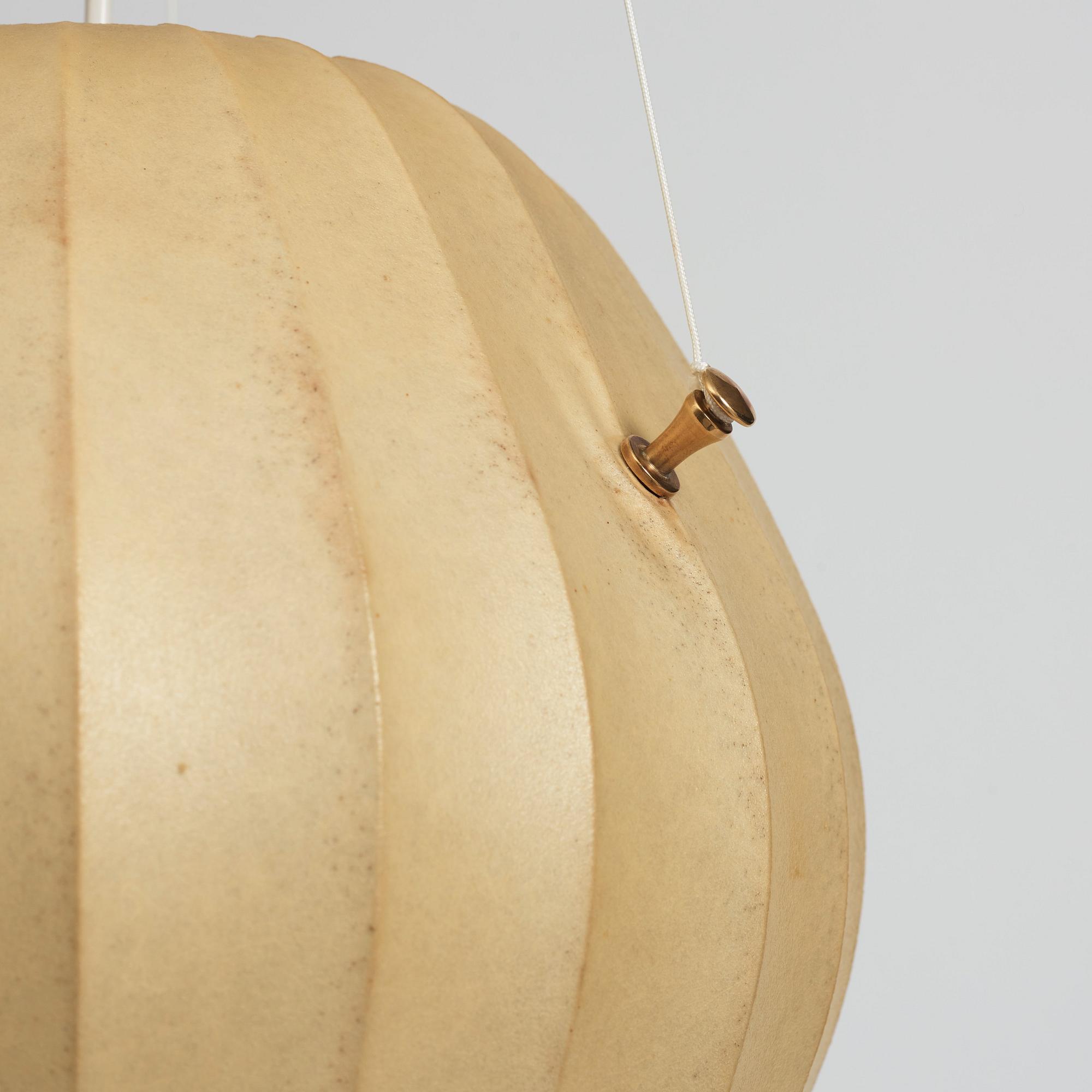 Hans Bergström, taklampa, variant på modell "59", ateljé Lyktan, 1950-tal.