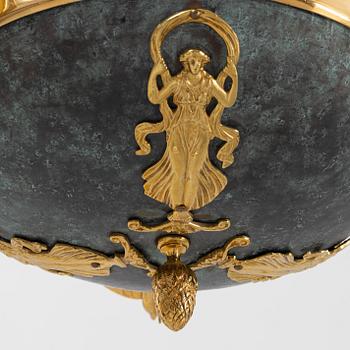 An Empire style chandelier, 20th Century.