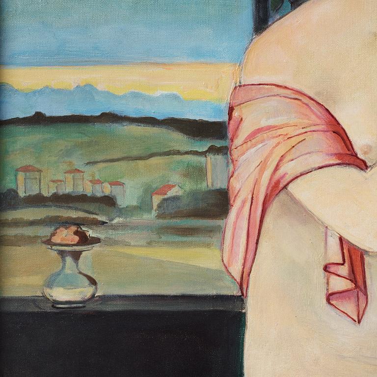 Einar Jolin, olja på duk, signerad, daterad 1966.