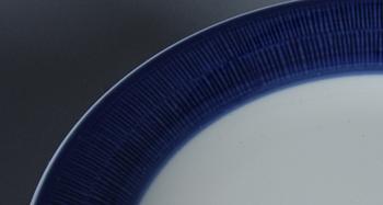 KAFFESERVISDELAR, 27 st, porslin, "Koka blå" Herhta Bengtsson, Rörstrand.