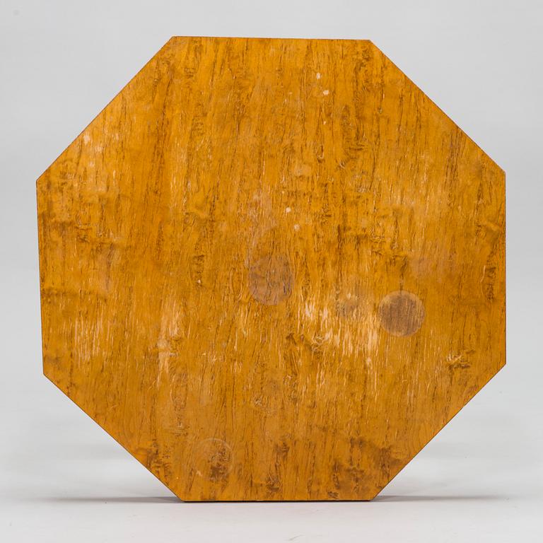 A 1920s Carelian birch veneered table.