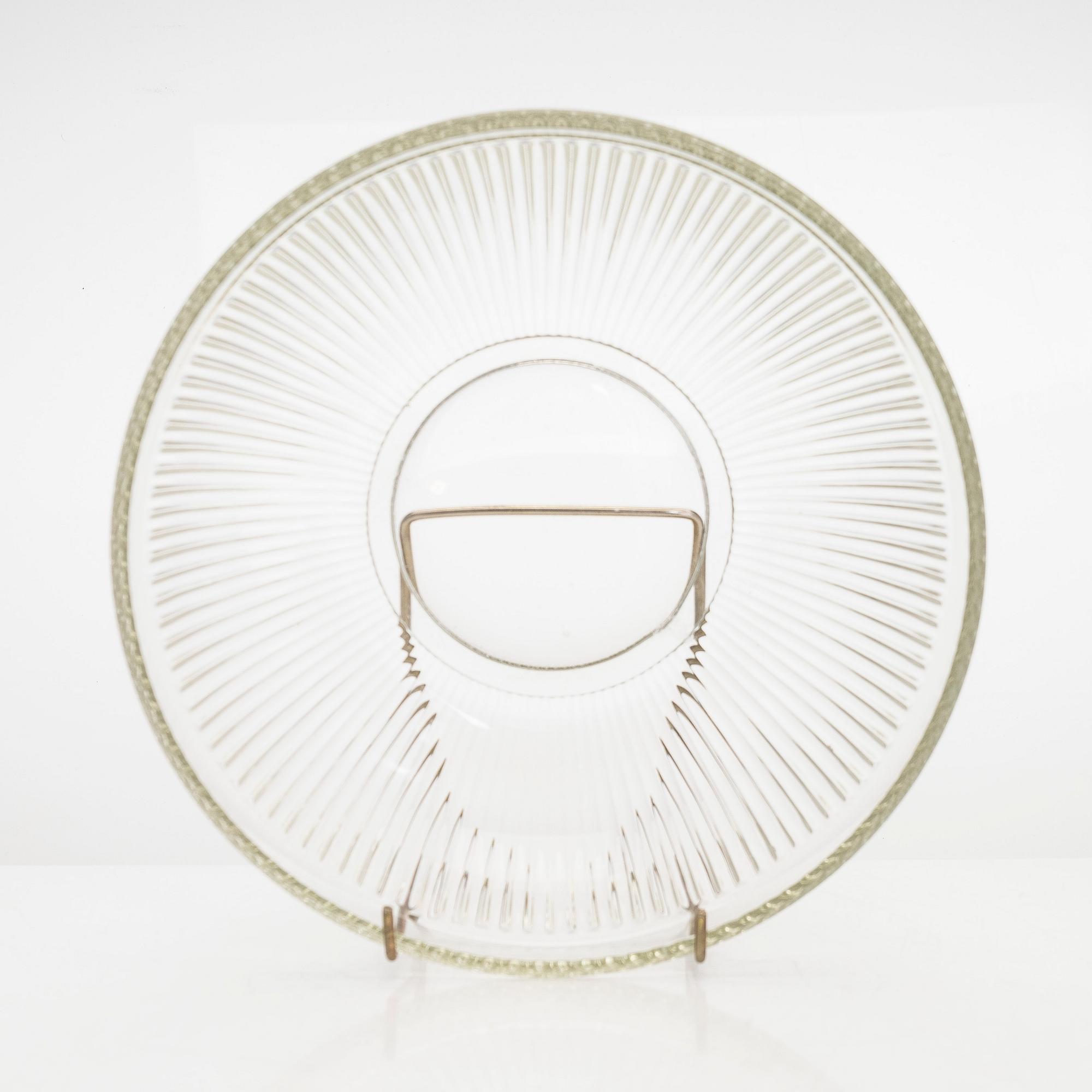 Nanny Still, glasservisdelar, 18 dlr, "Viiru", Riihimäen Lasi Oy.