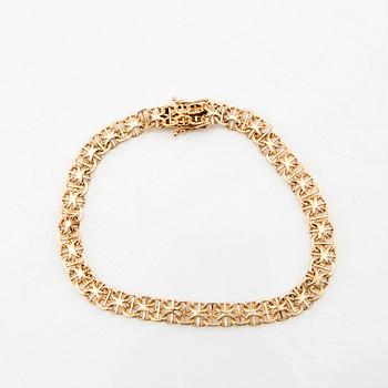 Bracelet 18K gold x-link.
