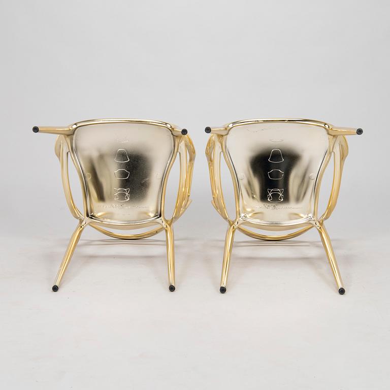 Philippe Starck & Eugeni Quitllet, stolar, 4 st, "Masters" Kartell, Italien.
