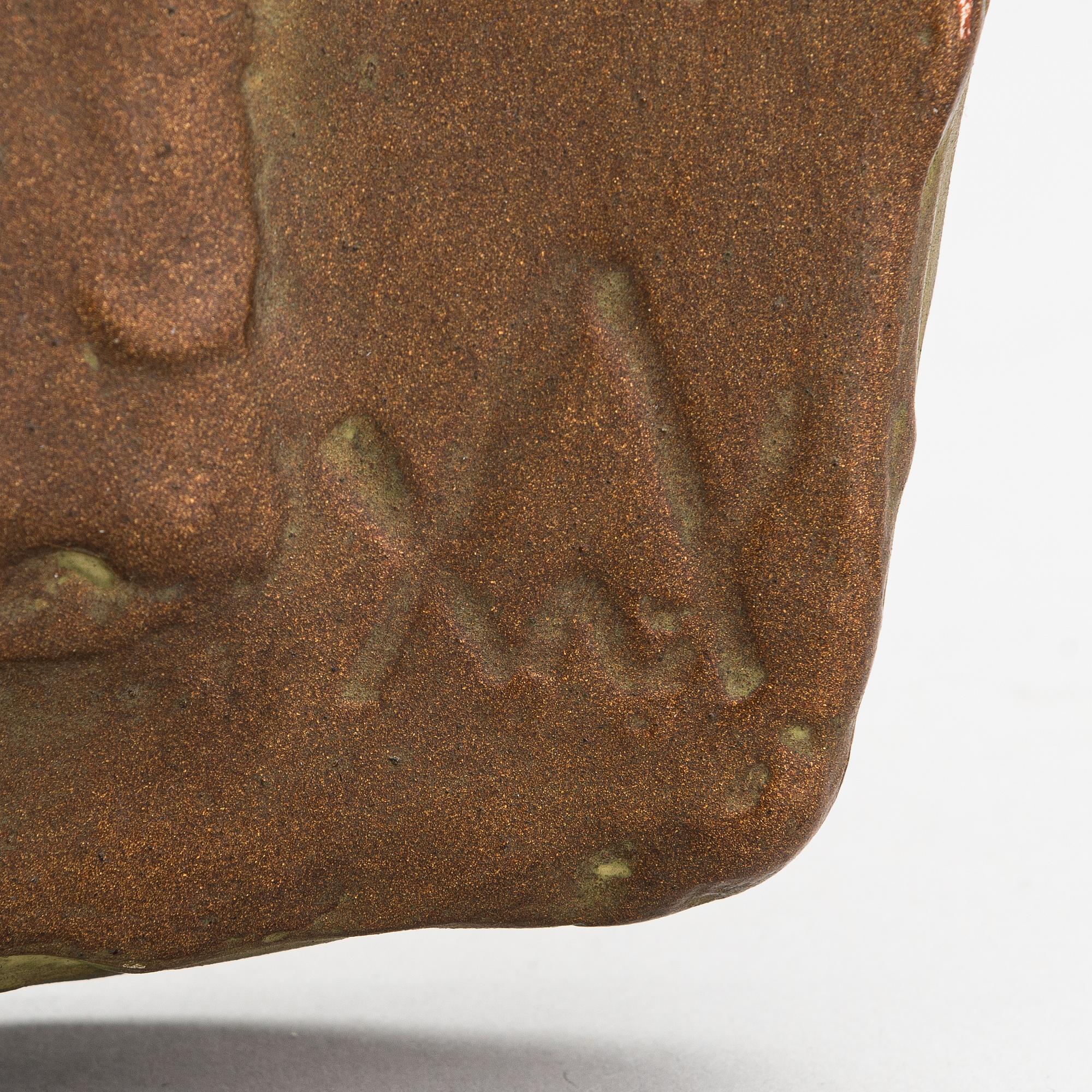 Wäinö Aaltonen, patinated plaster relief, signed and dated 1951.