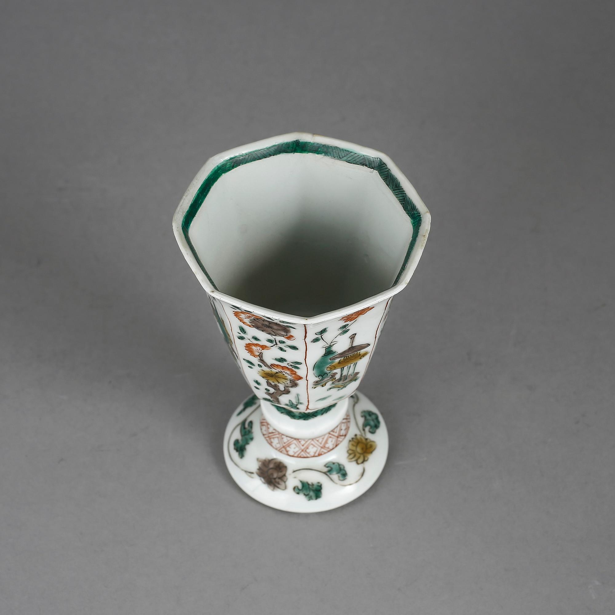 KALK, porslin, Kina, Kangxi (1662-1722).