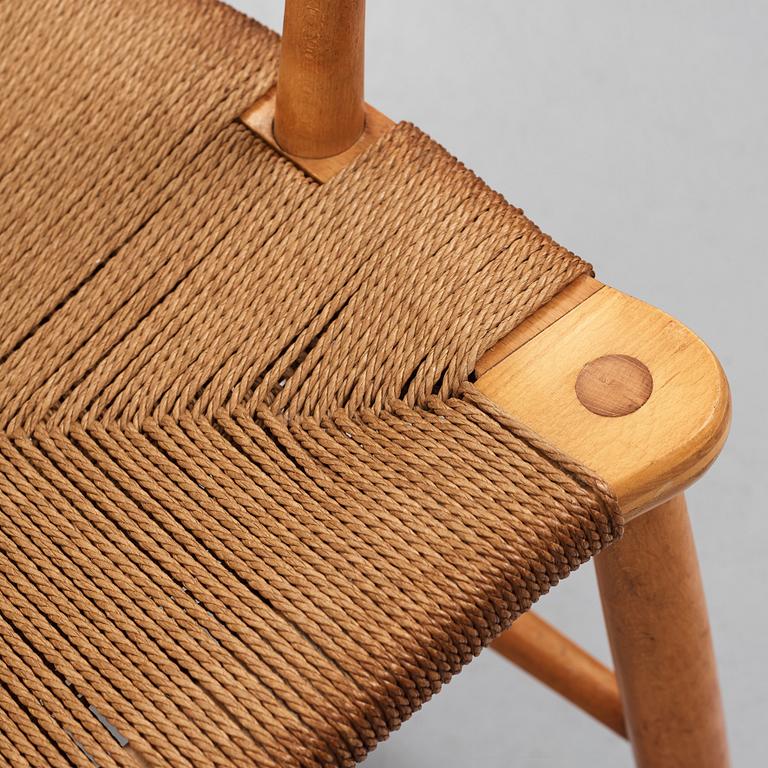 HANS J WEGNER, a "Magasin du Nord" chair for FDB Møbler, Denmark 1940's.
