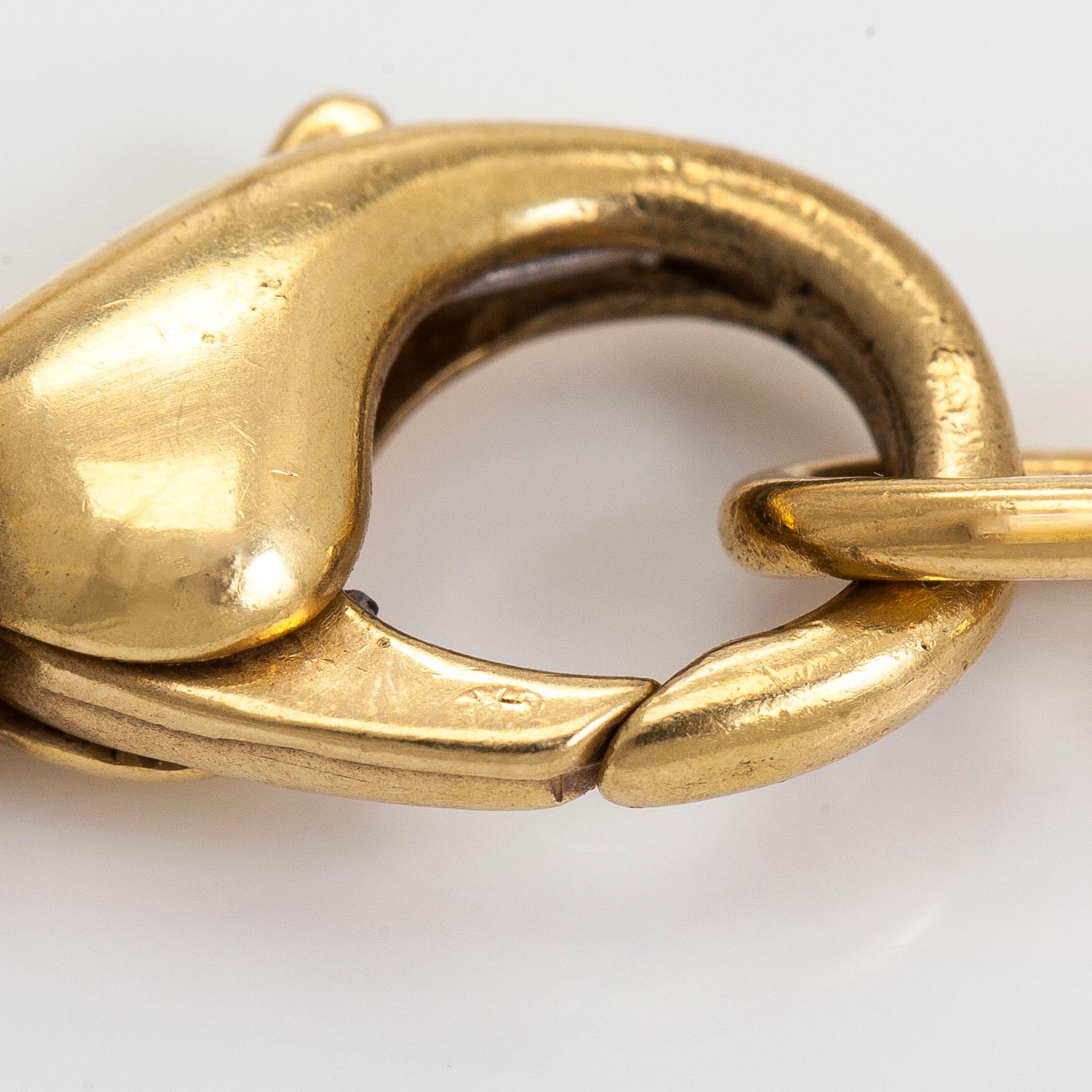 Halskedja, 18K guld.