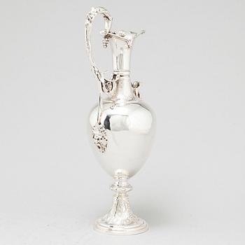Joseph Angle, vinkanna, silver, London 1860.