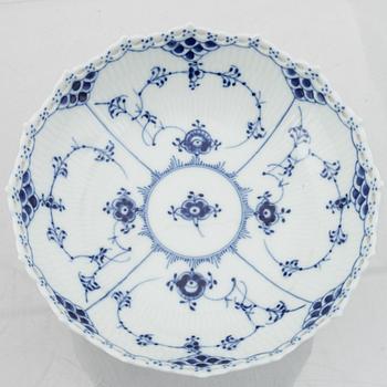 A 30-piece porcelain "Blue fluted", half and full lace coffee service, Royal Copenhagen, Denmark.