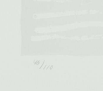 RUNE JANSSON, färglitografi, signerad, numrerad 46/110.