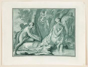 PARTI, GRAFIK, 26 st, äldre gravyrer 1700/1800-tal, bla. Francesco Bartolozzi.