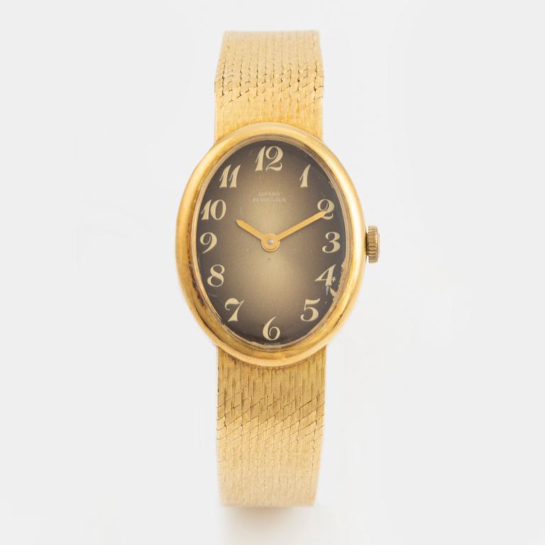 Girard-Perregaux, wristwatch, 18K gold, 21 mm.