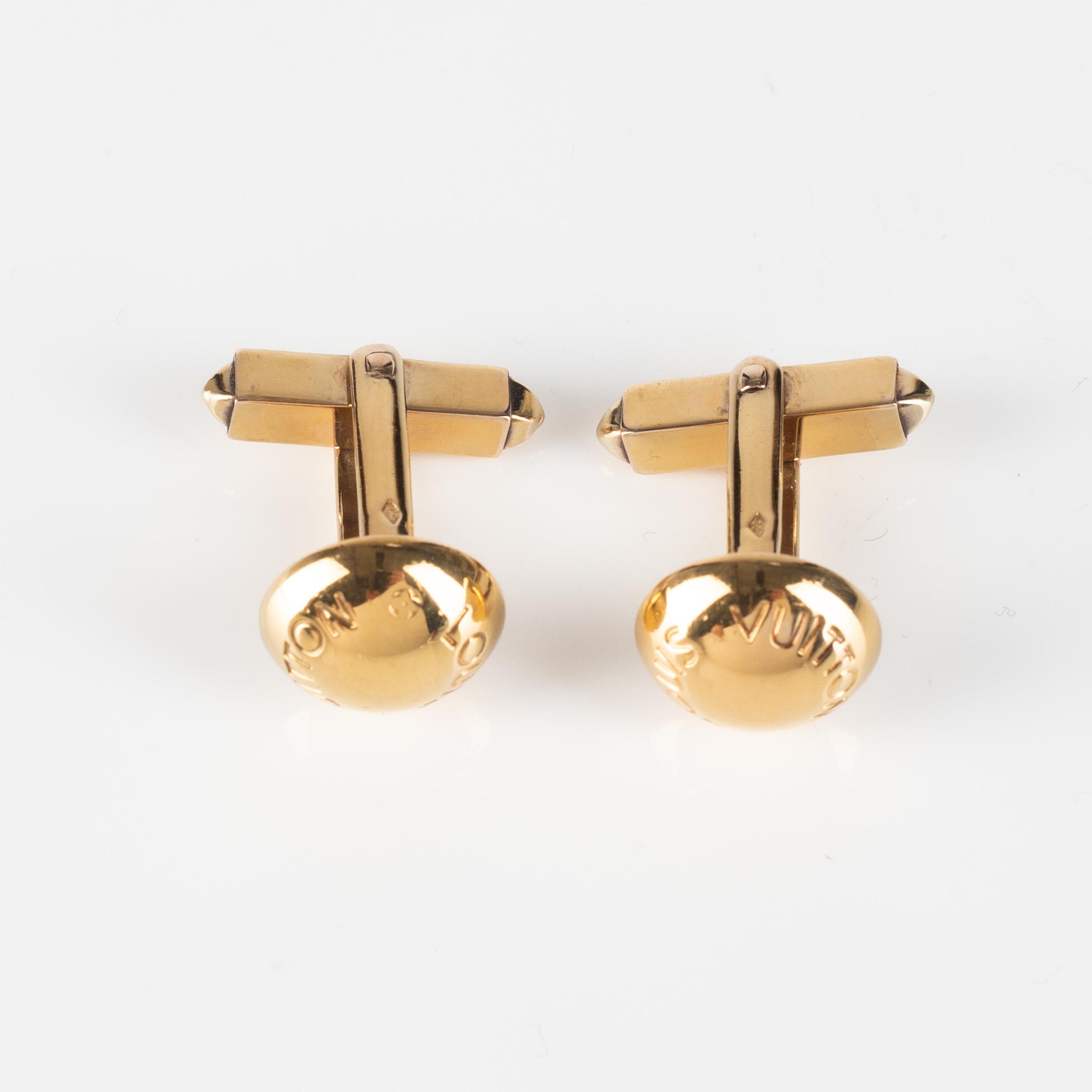 Louis Vuitton, cufflinks.