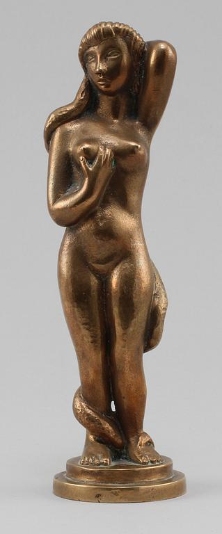 SKULPTUR, mässing, osignerad, 1900-tal.