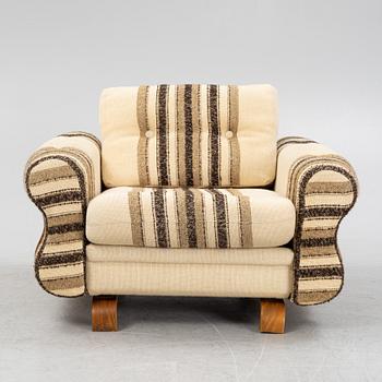 Soffa samt fåtölj, 1970-tal.