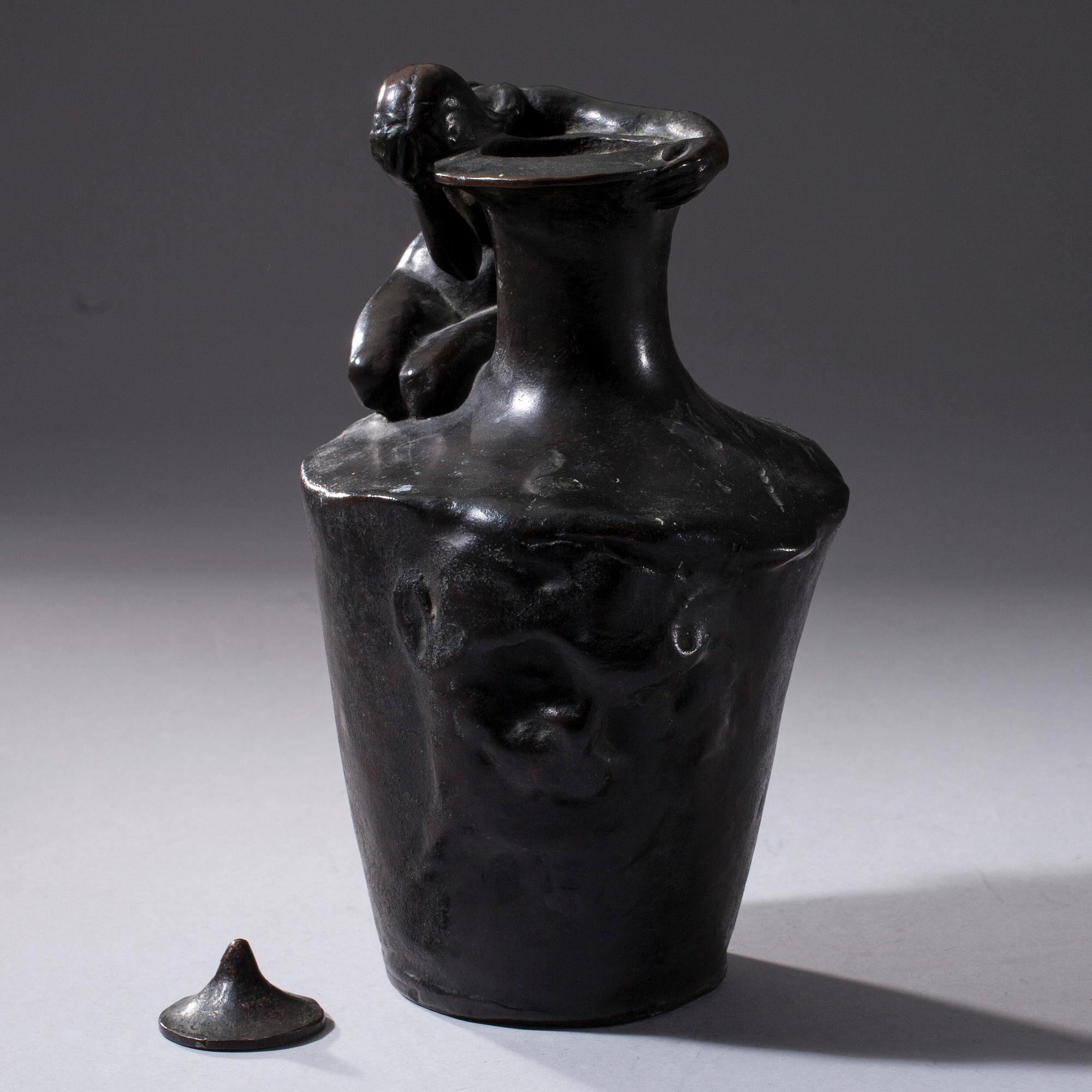 VILLE VALLGREN, skulptur, brons, signerad och daterad 1982.