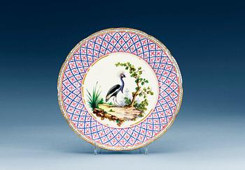 1421. A Sèvres dinner plate, 18th Century. Dated LL for 1788.