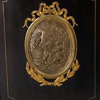 A Louis XVI style cabinet, France, late 19th Century.