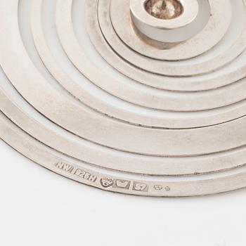 TAPIO WIRKKALA, hänge, "Silvermåne", N. Westerback, 1971.