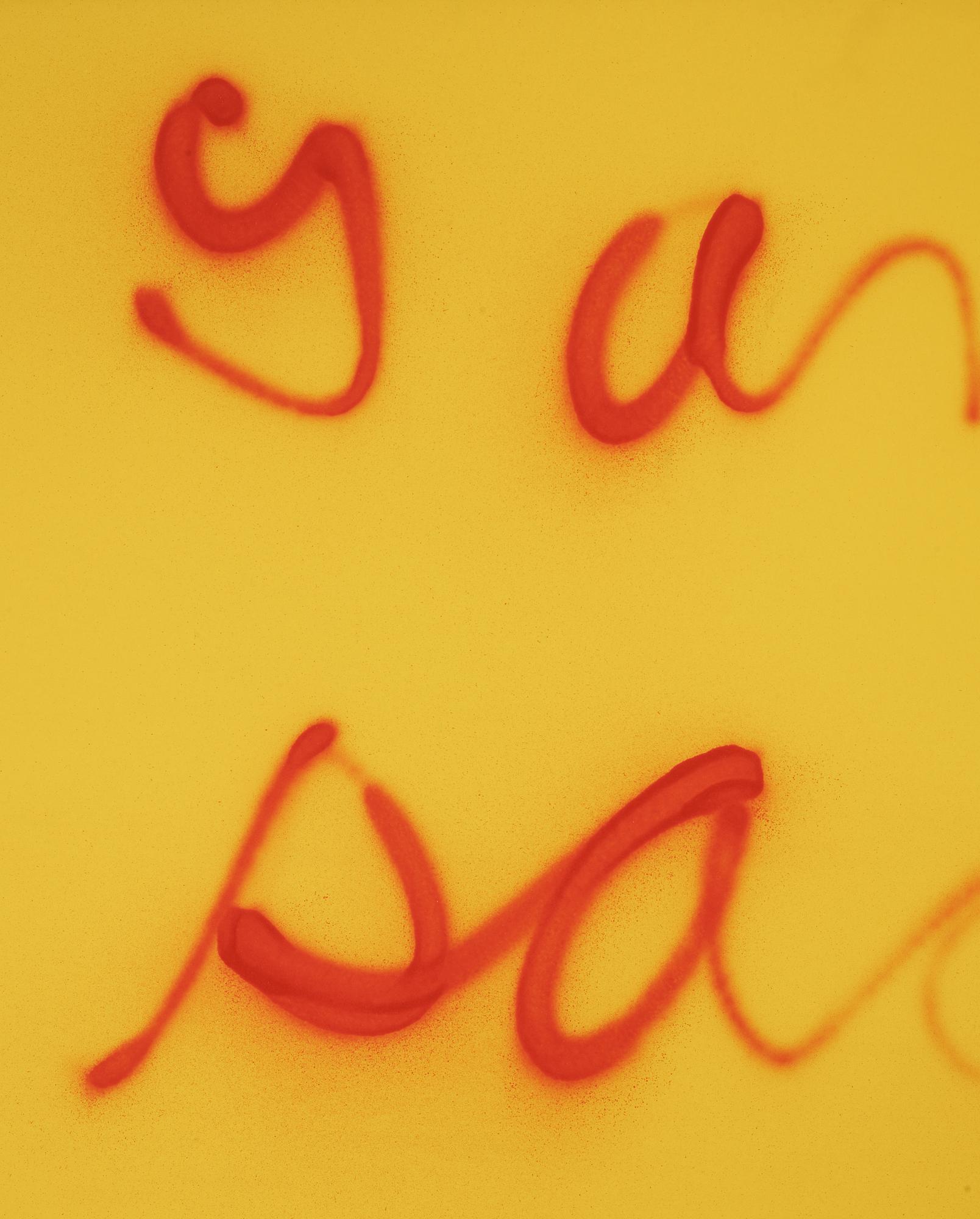 Ben Vautier, "I am sad".