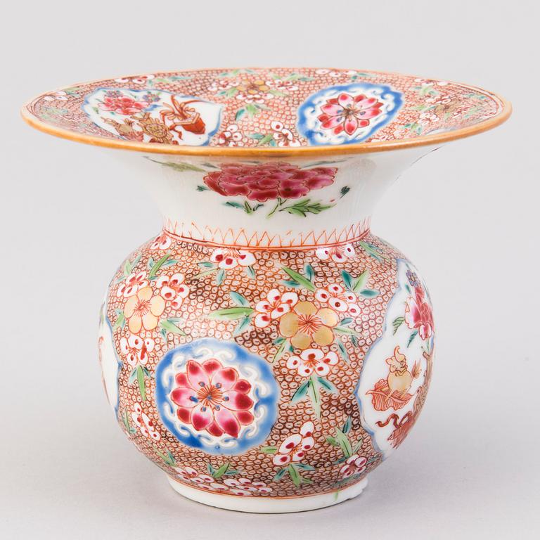 A Chinese 19th Century porcelain spittoon.