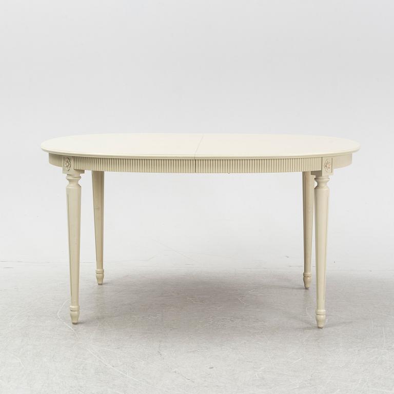 Matbord, Gustaviansk stil, Citymöbler, Tibro, 1979.
