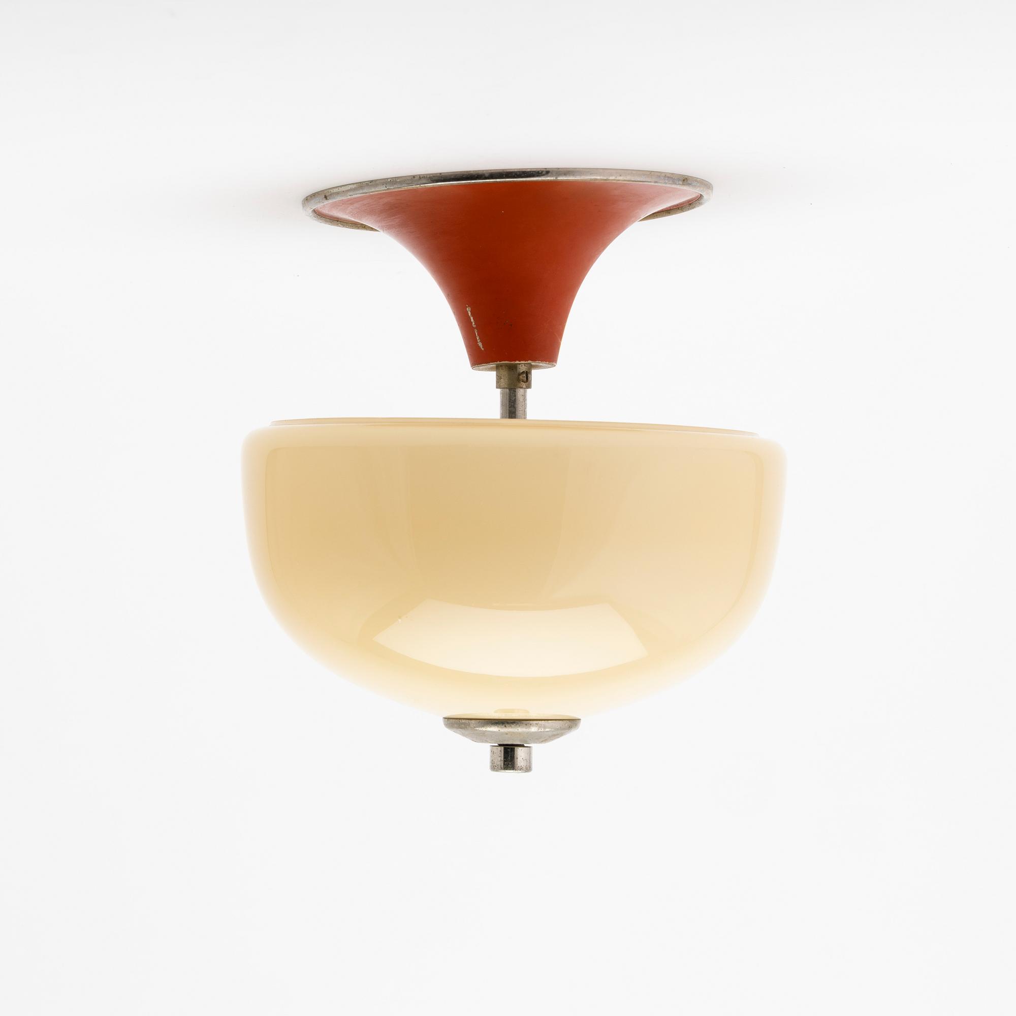Erik Tidstrand, Ceiling lamp, model "29367", Nordiska Kompaniet, 1930s–40s.