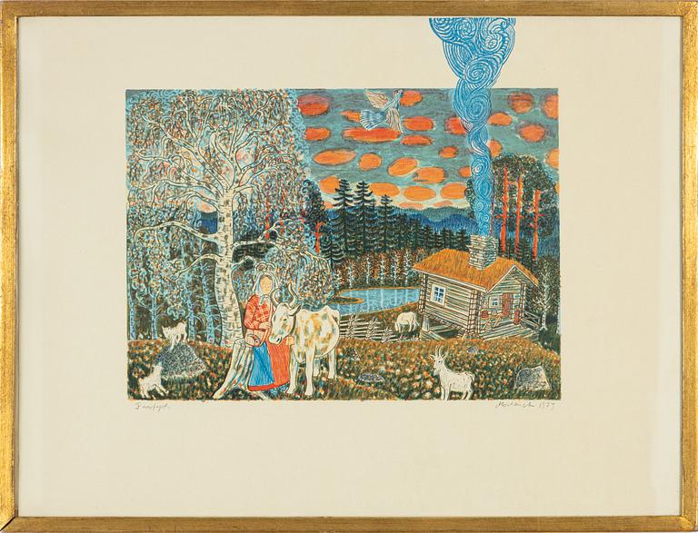 Mårten Andersson, "Gumma med ko".