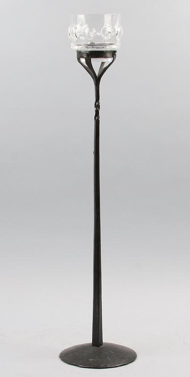 GOLVLJUSSTAKE, järn och glas, 1970-tal.