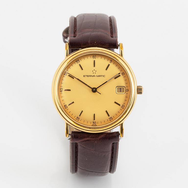 Eterna-Matic, armbandsur, 34 mm.