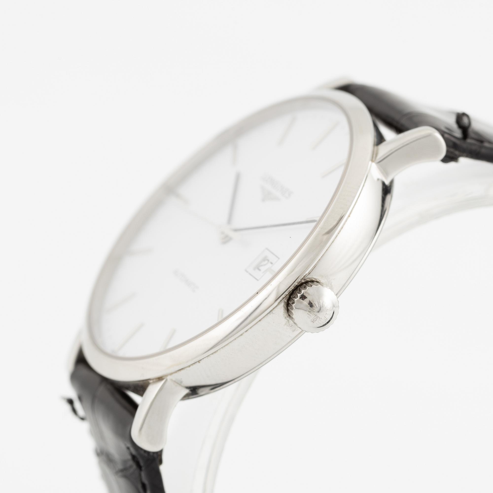 Longines, Elegant Collection, wristwatch, 39 mm.