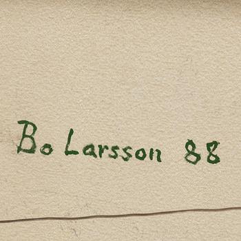 BO LARSSON, oil on canvas, signed and dated -88.