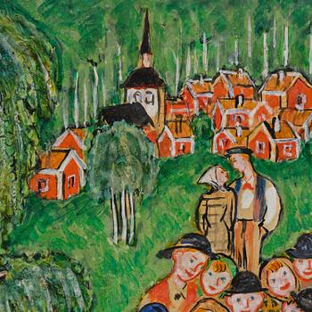 Nils von Dardel, ”Midsommar”.