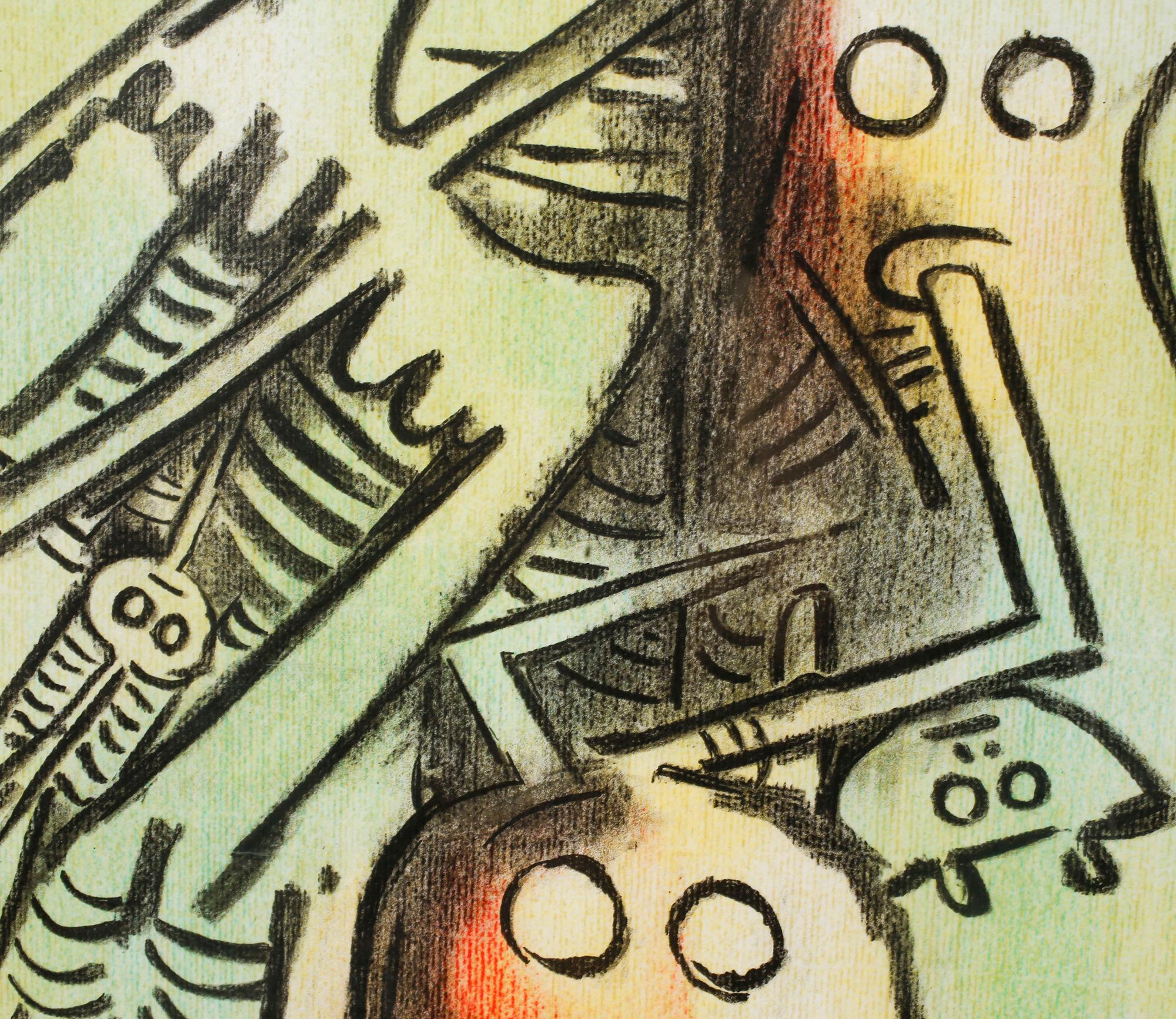 WIFREDO LAM, färglitografi, signerad och numrerad IV/L.