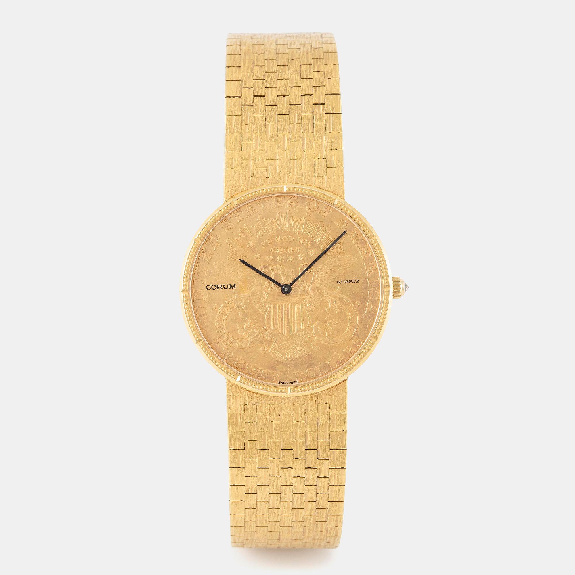 Corum, Coin Watch, "Twenty Dollars 1907", ca 1980.