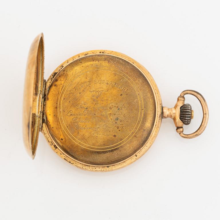 Pocket watch, hunter, 52 mm.